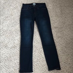 J. Crew Matchstick dark blue jeans